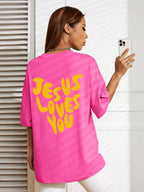 T-Shirt "Jesus loves you"